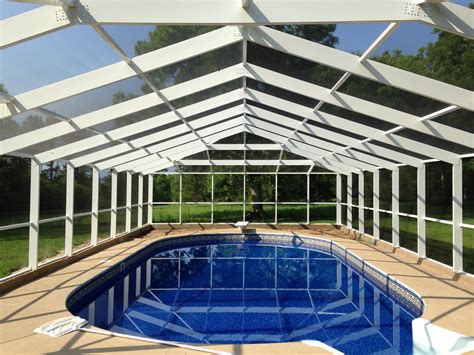 what color metal for screen enclosure|pool enclosure screen material.